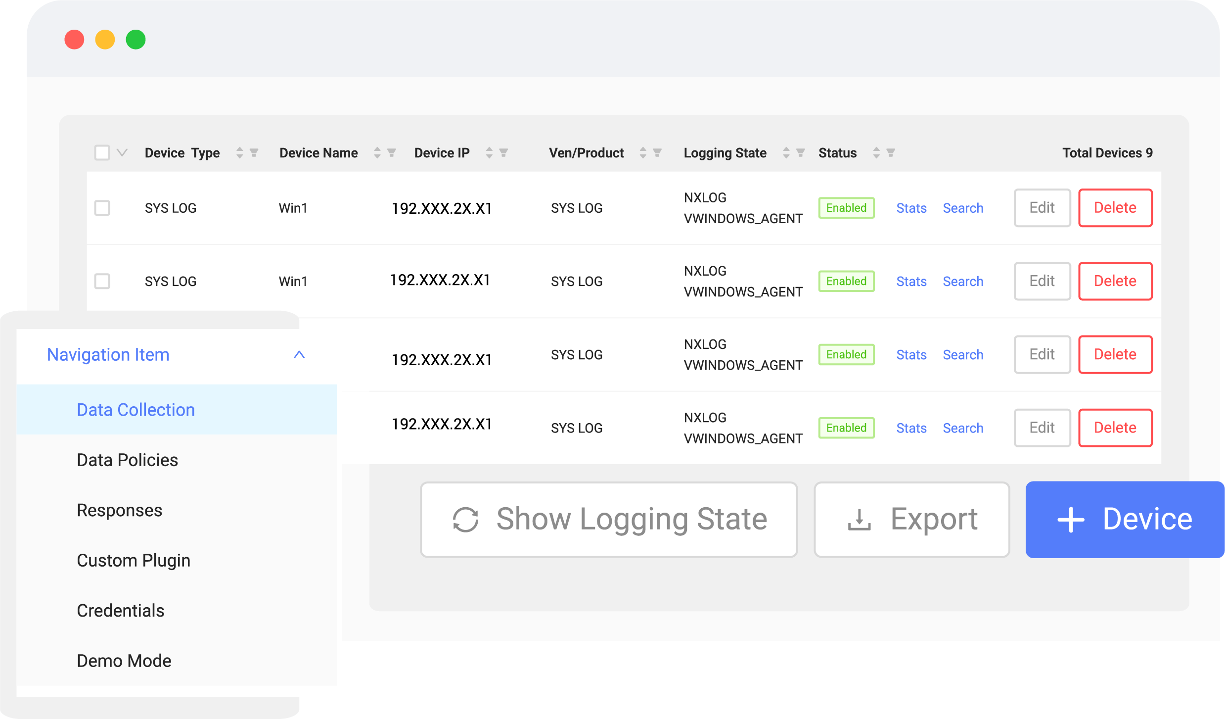 screenshot of Logsign Unified SO Platform